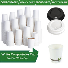 Compostable Coffee Cups & Lids