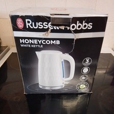 Russel Hobbs Honeycomb White Kettle