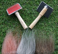 Crafty Jam Lightweight Mini Hand Carders Wool Felting Blending Spinning