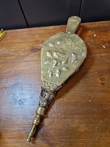 Vintage fireplace bellows - fireplace,