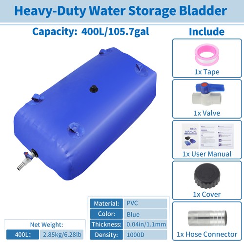 400 gal water bladder - l,
