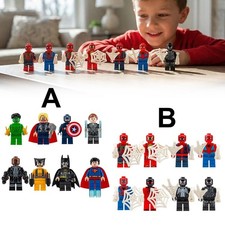 8Pcs Super Hero Comic Mini