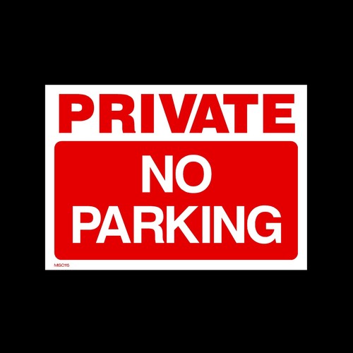 Private parking plastic - -,