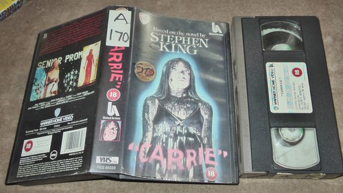 Carrie vhs video cert classic - video,
