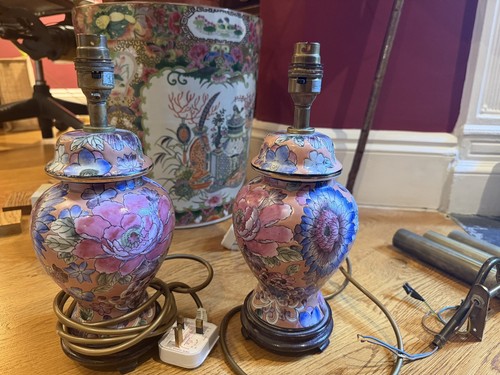 Famille rose pair - famille, chinese