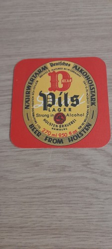 Holsten pils beermat - holsten,