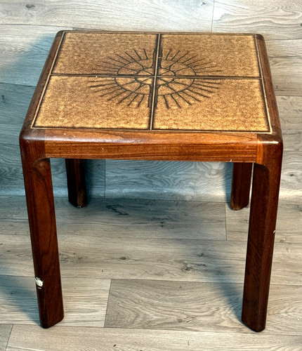 Vintage plan teak tile - g,