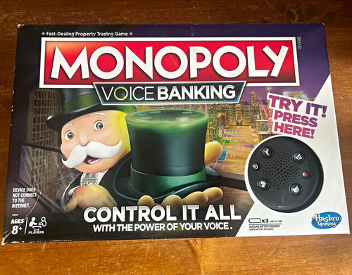 Hasbro monopoly voice banking - voice,