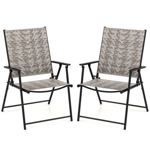 Set patio folding chairs - set, of