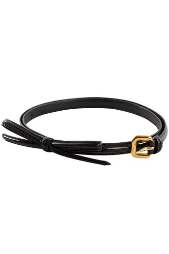 Prada black patent leather - black,