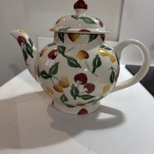 Emma Bridgewater 4 Cup Teapot Summer Cherries 2017 1st Quality Unused No Box