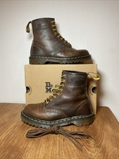 Dr. Martens Docs 1460 Made In England Crazy Horse  Leather Boots UK 7 EU 42 VGC