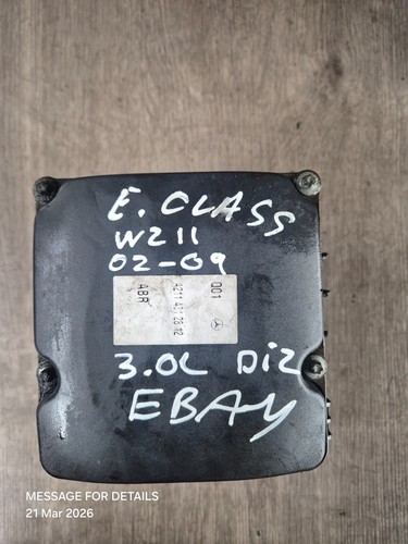 Mercedes class w211 09 - mercedes, 02-09
