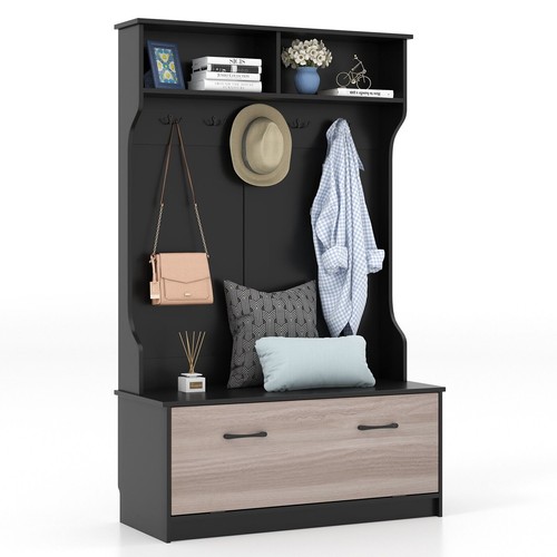 Freestanding hall coat - 3-in-1,