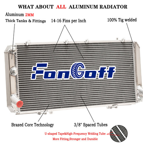 Row aluminium radiator for - radiator,