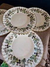 Royal Worcester Lavinia Side Plates 8cm Set of 4 Excellent Condition No Chips