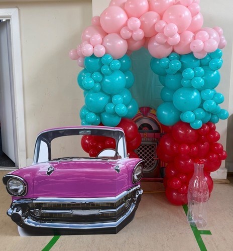 Retro bright pink - retro,