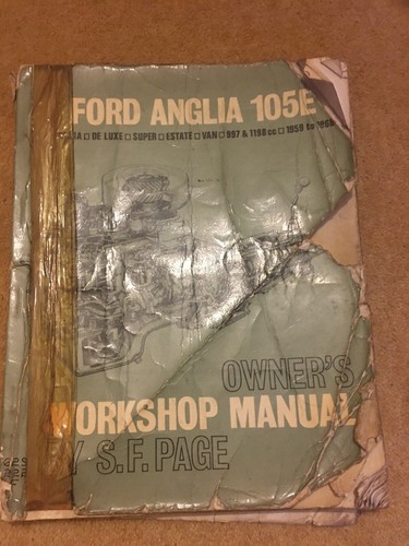 Ford anglia 105e - ford, workshop