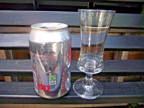One single vtg clear glass - one,