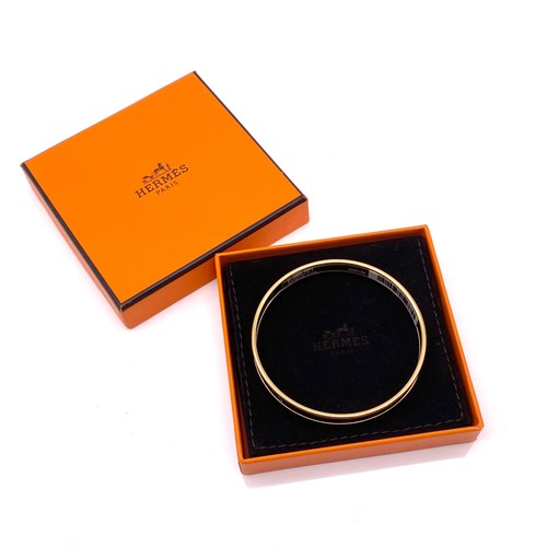 Hermes emaux gold bangle - gold,