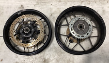 08-16 Honda CBR1000RR Front Rear Wheels Rims Rotors Sprocket Hub Black MINT OEM