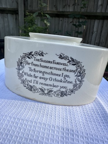 Vintage oval pot - oval, canister