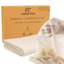 Muslin Fabric 100% Cotton Cheese Cloth For Cooking Straining ,Grade 90, 55 INCH