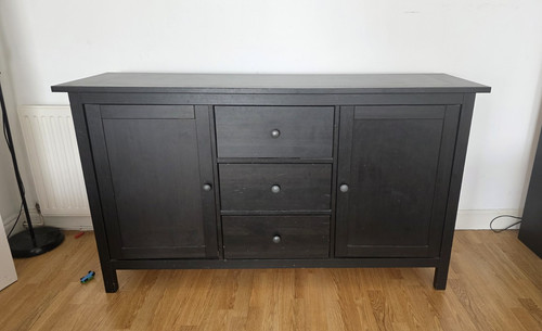 Ikea hemnes black sideboard - ikea,