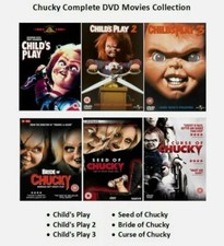 CHUCKY ALL 6 FILM COMPLETE COLLECTION CHILDS PLAY CURSE OF BRIDE SEED NEW UK DVD