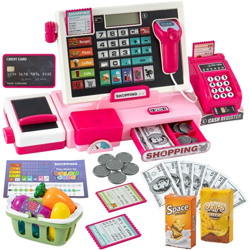 Kids cash register toy playset - kids,