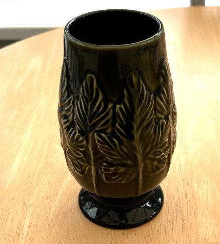 Green sylvac vase pattern - green,