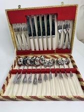 24 Piece - Stainless Steel Cutlery Set and Case - Made in Sheffield