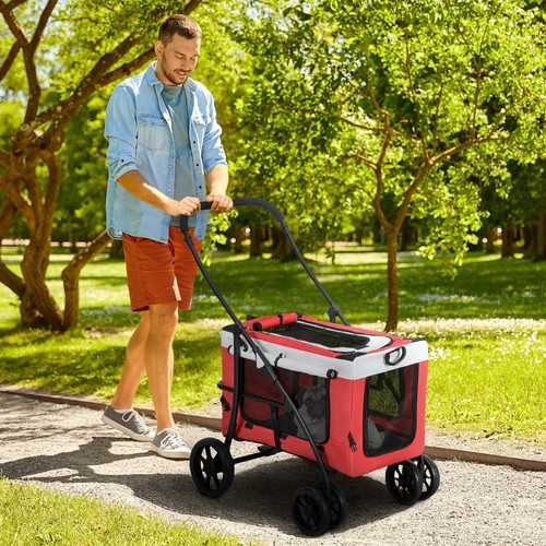 Pet stroller foldable dog - stroller, pram