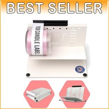 Efficient Manual Label Applicator for Candle Jars & Brew Bottles - 0.5-5" Range