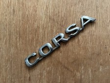 x1 Vauxhall Corsa B Boot Badge