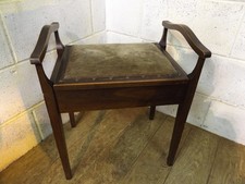 EDWARDIAN SOLID OAK  PIANO