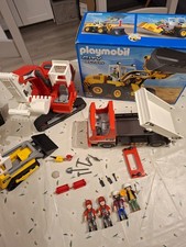 Playmobil Construction 5469 Loader(new),  5283 Flatbed,6599 Dozer,5282 Excavator