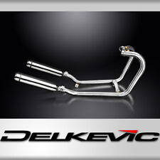 TRIUMPH THRUXTON 1200 2016-24 EXHAUST 410mm STAINLESS STEEL BULL NOSE SILENCERS