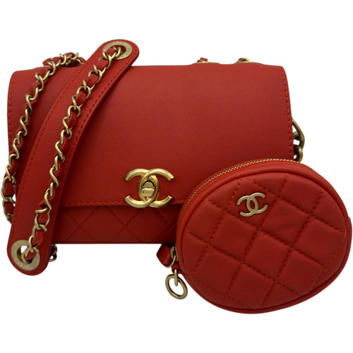 Chanel classic flap with - with, coin