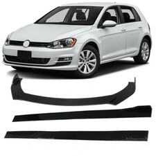 For VW For Golf MK5 MK6 MK7 MK7.5 Front Bumper Lip Splitter+Side Skirts Body Kit