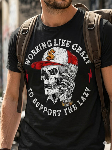 Men funny skeleton - men's,