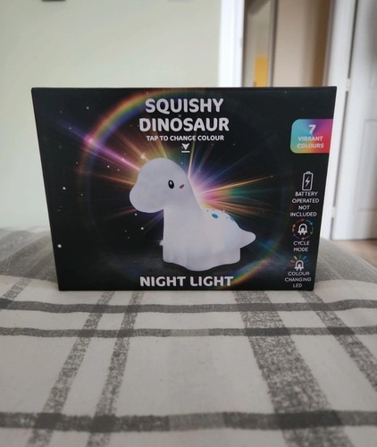 Squishy dinosaur night light - squishy,