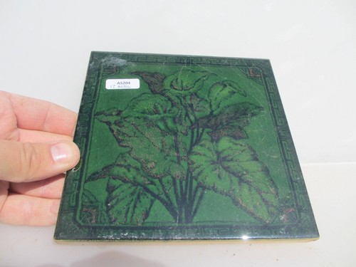 Unusual vintage ceramic tile - unusual,