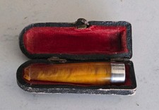 Antique Amber/Silver Cigarette