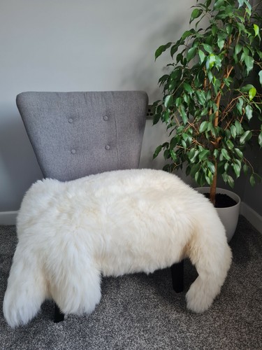 Real sheepskin rug genuine - sheepskin,