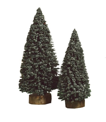 Dolls house evergreen trees - trees, x