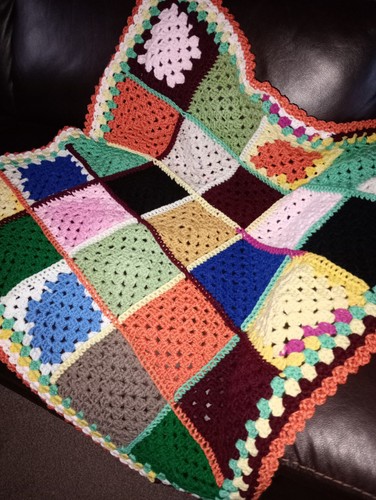 Handmade crochet blanket - handmade,