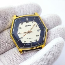 ⭐ Rare VINTAGE Soviet watch Slava mechanical 2428 21 jewels Made in USSR 1980s