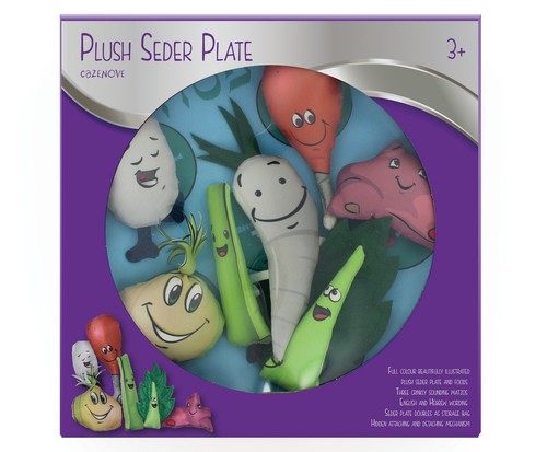 Plush seder plate kids - plate,,