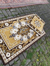 Side Stool Pile Vintage Mid Centery 60s Kidney Table + Rug